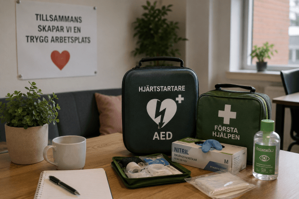 Första hjälpen på arbetsplatsen – 7 saker att kontrollera inför hösten