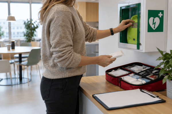 En fungerande beredskap på arbetsplatsen bygger på utbildad personal, rätt utrustning, tydliga rutiner och planerat krisstöd.