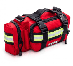 Akutväska, Midjeväska, (tom), Röd - Elite Bags