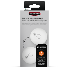 Trådlös brandvarnare, seriekopplad