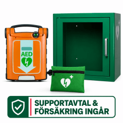 Powerheart AED G5 - Paket 3, med larmskåp för inomhus