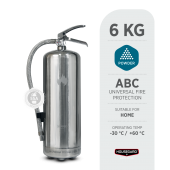 Design by Housegard, 6kg Pulversläckare. Steel