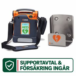 Powerheart AED G5 - Paket 2, med väska, readykit & väggfäste