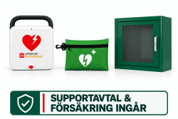 LifePak CR2 Wi-fi - Paket 3, med väska och larmskåp (inomhus)