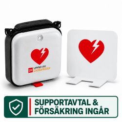 LifePak CR2 Wi-fi - Paket 2, med väska, tillbehörskit och väggfäste