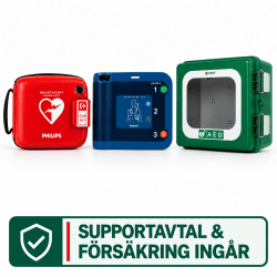 HeartStart FRX - Paket 4, med väska och larmskåp Polar (för utomhusbruk -45°)