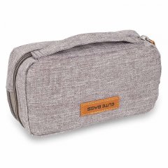 Diabetikerväska, grå (tom) - Elite Bags