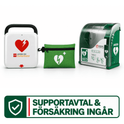 LifePak CR2 Wi-fi - Paket 4, med väska och larmskåp (utomhusbruk -20°)