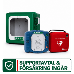 Heartstart HS1 - Paket 5, med väska och larmskåp Polar (utomhusbruk -45°)