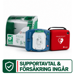 Heartstart HS1 - Paket 4, med väska och larmskåp (utomhusbruk -20°)