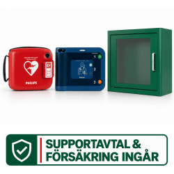 HeartStart FRX - Paket 3, med väska och larmskåp (för inomhusbruk)