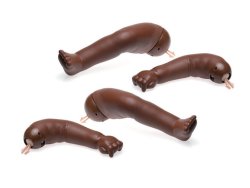 Ben och armar till Little Baby, mörk hud, komplett kit
