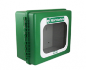 Skyddsskåp för AED med värme och larm
