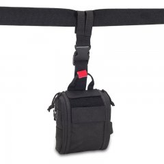 Handsfree Akutväska för midja/ben, svart (tom) - Elite Bags