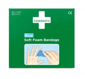 Soft foam bandage blue 4,5m