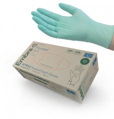 Examination Gloves, Nitrile Gloves, Size L, 200 pcs/box