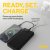 Powerbank Powerbird 20 000 mAh 65 W, svart, Aqiila