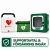 LifePak CR2 Wi-fi - Paket 5, med väska och larmskåp Polar (utomhusbruk -45°)