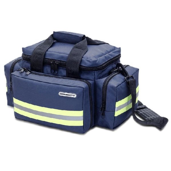 Akutväska med bärhandtag/axelrem, mörkblå (tom) - Elite Bags