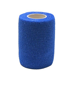 Självfix, självhäftande elastisk linda, blå