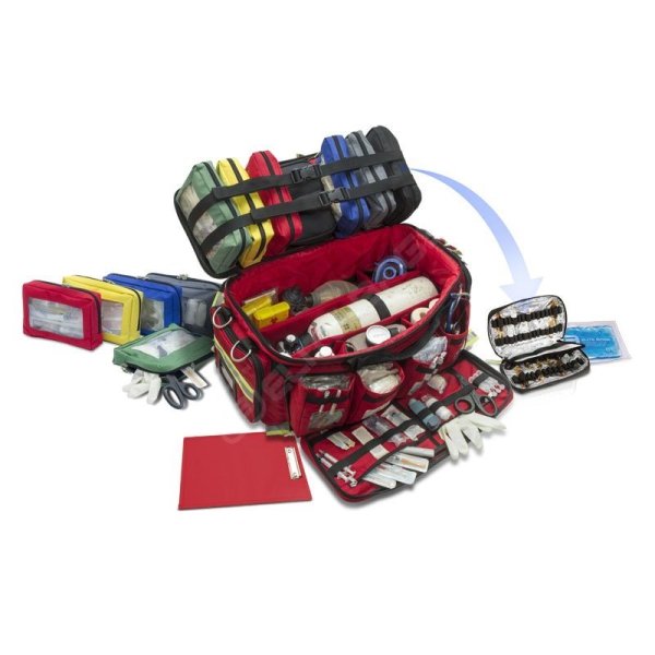 Akutväska Advanced life support (tom) plats för O2 - Elite Bags
