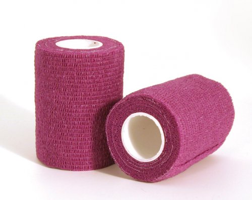 Självfix, självhäftande elastisk linda, lila