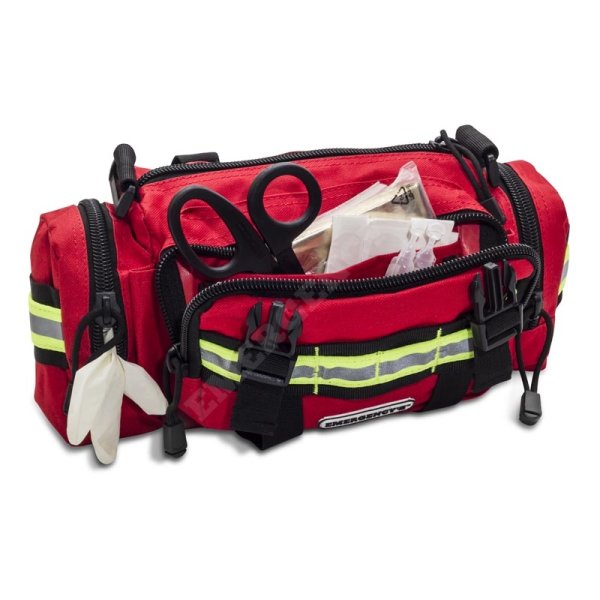Akutväska, Midjeväska, (tom), Röd - Elite Bags