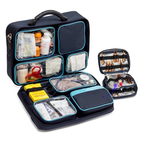 Hemsjukvårdsväska, medicinväska (tom) - Elite Bags