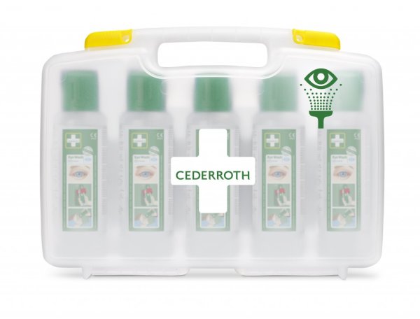 Ögonduschväska med 5 × 500 ml, Cederroth