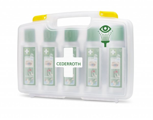 Ögonduschväska med 5 × 500 ml, Cederroth