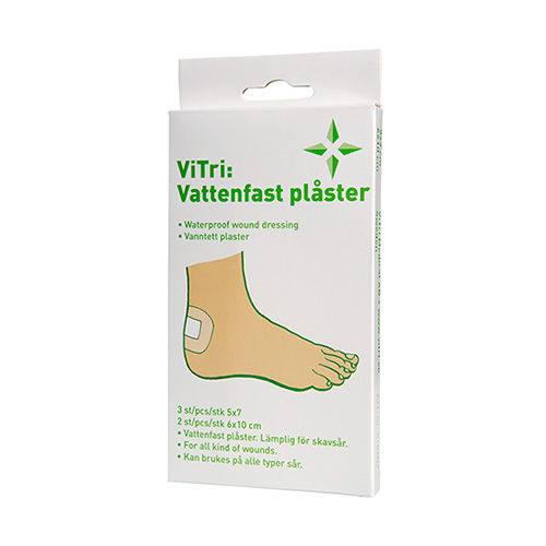 Vattenfast skavsårsplåster, 5 st per ask, ViTri