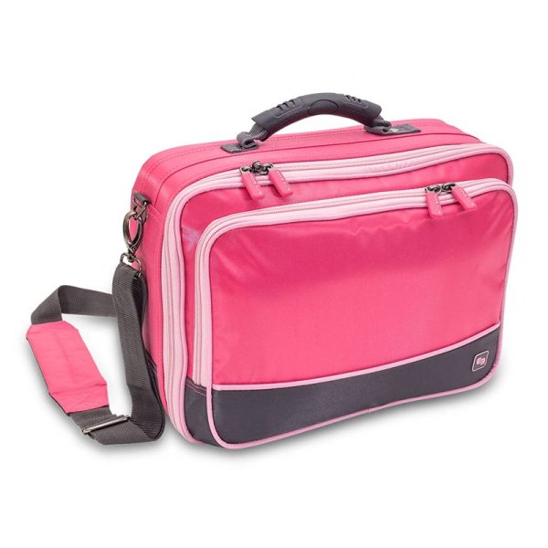 Hemsjukvårdsväska, rosa (tom) - Elite Bags
