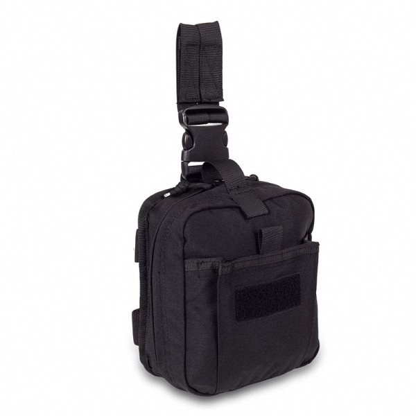 Handsfree akutväska Patrol, midje-/benmodell Svart (tom) – Elite Bags
