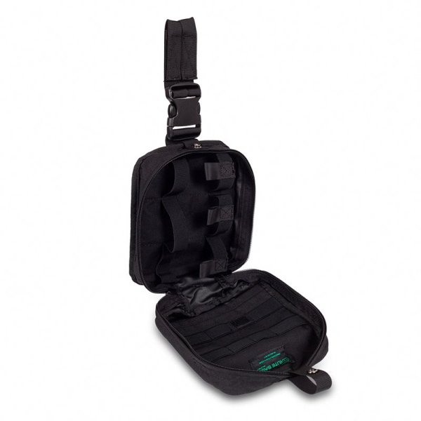 Handsfree akutväska Patrol, midje-/benmodell Svart (tom) – Elite Bags