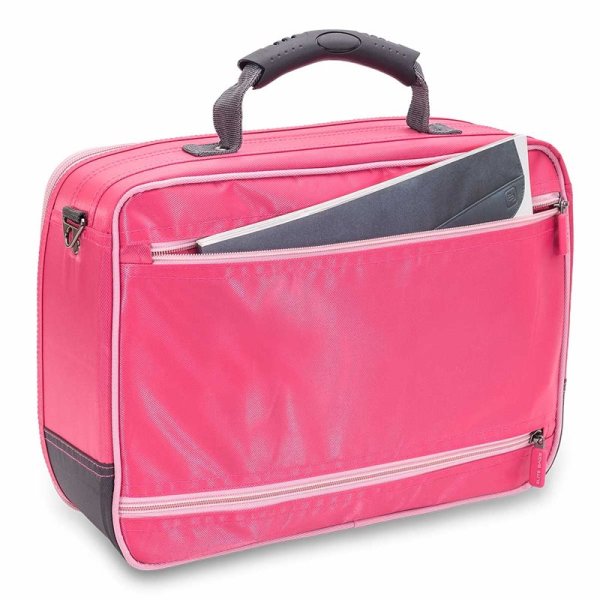 Hemsjukvårdsväska, rosa (tom) - Elite Bags