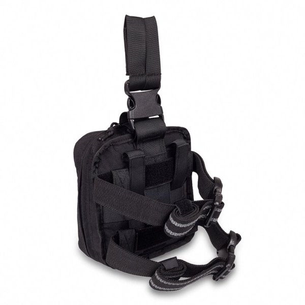 Handsfree akutväska Patrol, midje-/benmodell Svart (tom) – Elite Bags