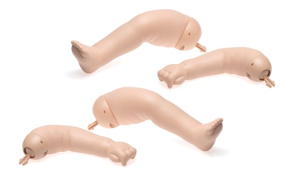 Ben och armar till Little Baby, ljus hud, komplett kit