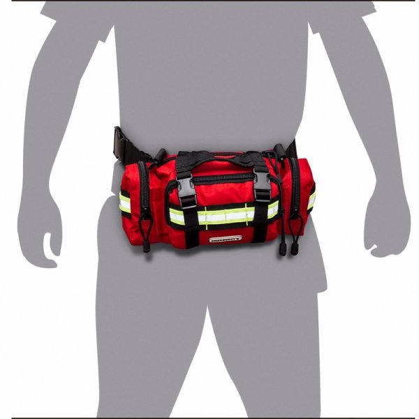 Akutväska, Midjeväska, (tom), blå - Elite bags