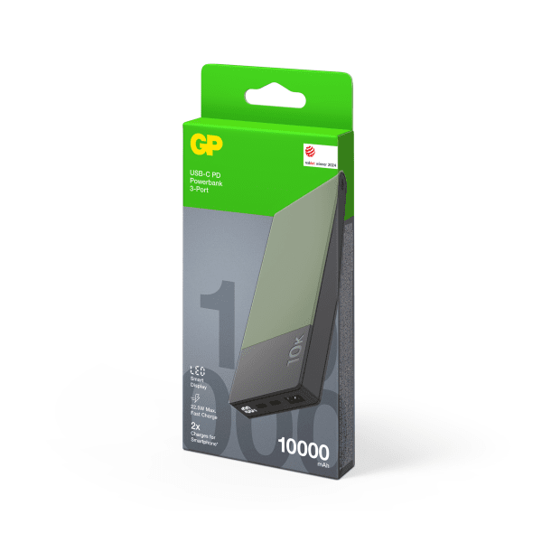 Powerbank M2+ 10000 mAh Grön, GP
