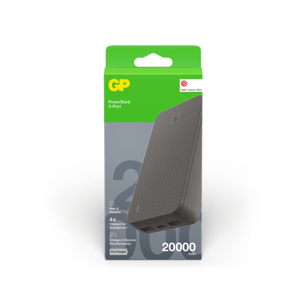 Powerbank Plus 20000mAh Black, GP