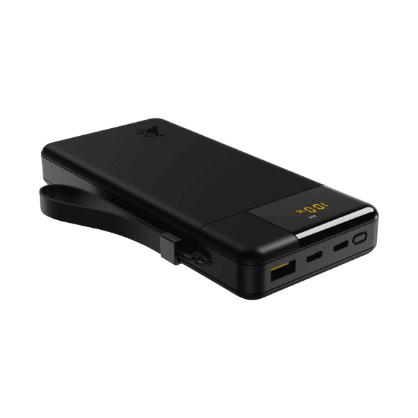 Powerbank Powerbird 20 000 mAh 65 W, svart, Aqiila
