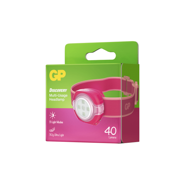 Design pannlampa 40 lm – 8 m, CH31 Rosa Discovery GP