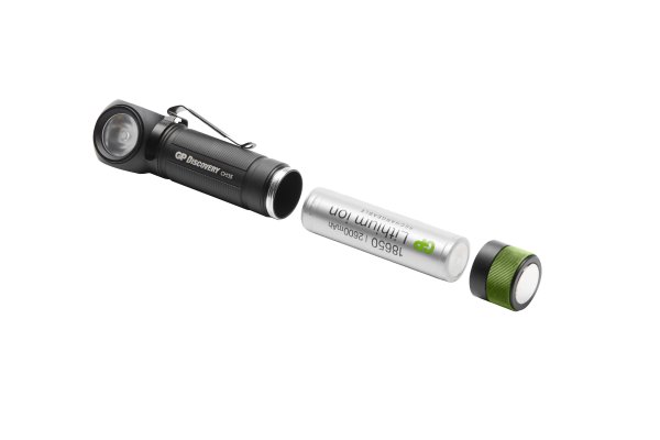Design pannlampa laddbar 600 lm – 130 m, IPX4, CHR35 Discovery GP