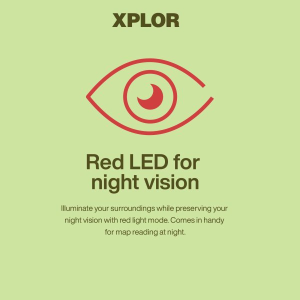 Xplor pannlampa 500 lm, GP