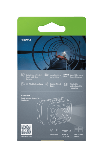 Design pannlampa 375 lm, IPX5, CHW54 Discovery GP