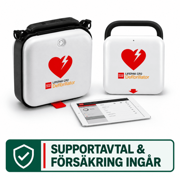 LifePak CR2 Wi-fi - Paket 1, med bärväska ink. rakhyvel, klädsax, HLR-mask