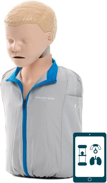 Little Junior QCPR, ljus hud, 4-pack, med väska