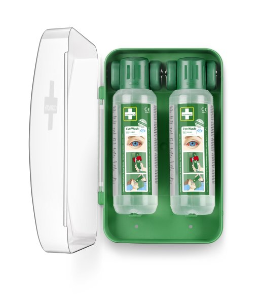 Ögonduschskåp inkl. 2 st ögondusch 500 ml, Cederroth