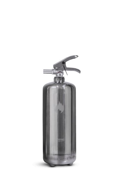 Pulversläckare 2 kg, steel Design by Housegard