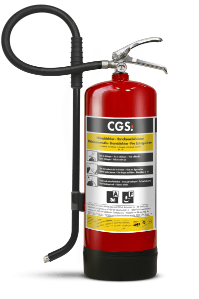 Fettbrandsläckare fluorfri, 6 liter, CGS